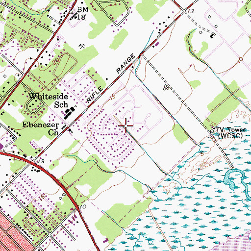 Topographic Map of Harborgate, SC