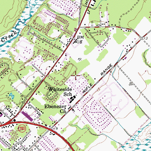 Topographic Map of Heritage, SC