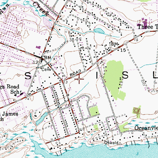 Topographic Map of Honey Hill, SC