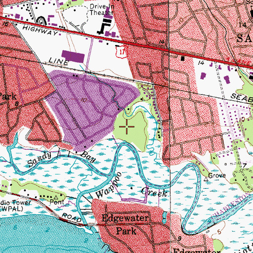 Topographic Map of Indigo Point, SC
