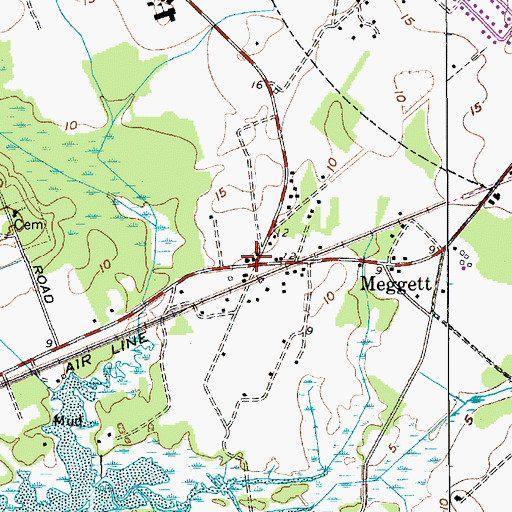 Topographic Map of Laroche, SC