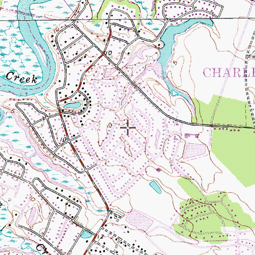 Topographic Map of Lawton Bluff, SC