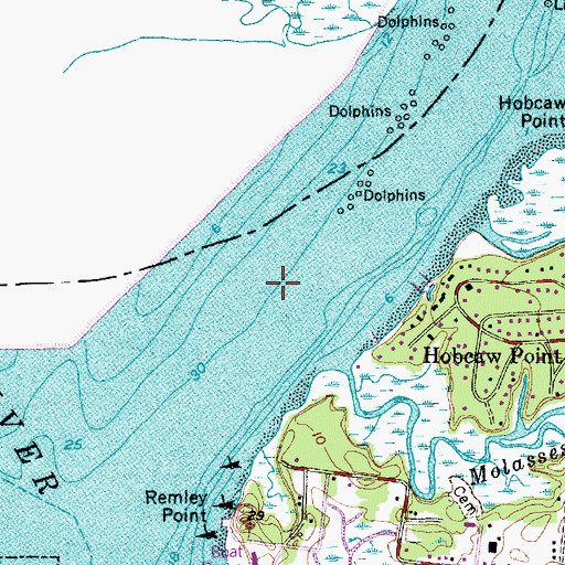 Topographic Map of Miltons Ferry (historical), SC