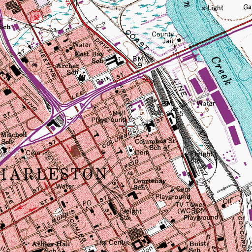 Topographic Map of New Zion Methodist Church, SC