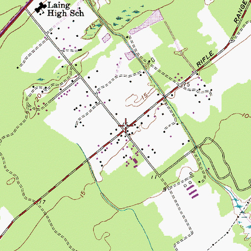 Topographic Map of Palmetto Fort, SC