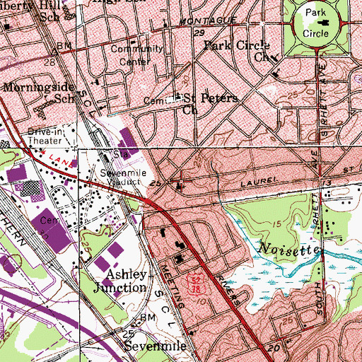 Topographic Map of Pentecostal Holiness Church, SC