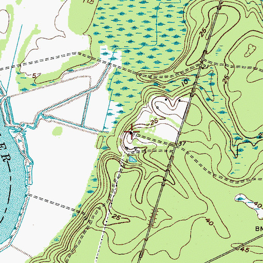 Topographic Map of Prospect Plantation, SC