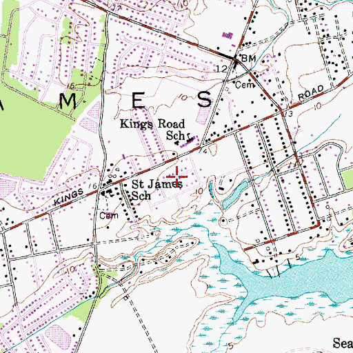 Topographic Map of Quail Run, SC