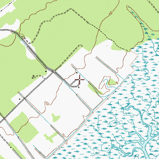 Topographic Map of Santo Sotille Ranch, SC