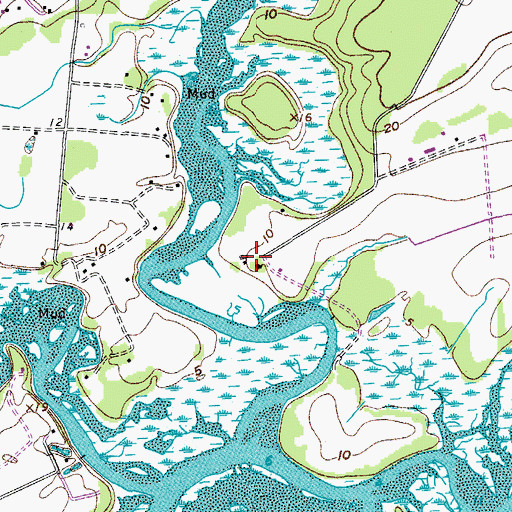 Topographic Map of Sellkirk Plantation, SC