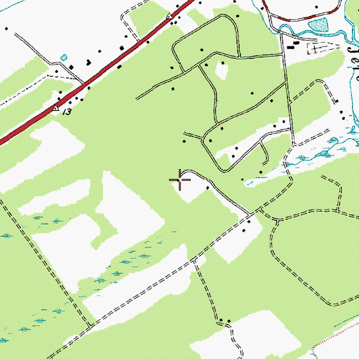 Topographic Map of Silver Hill Plantation, SC