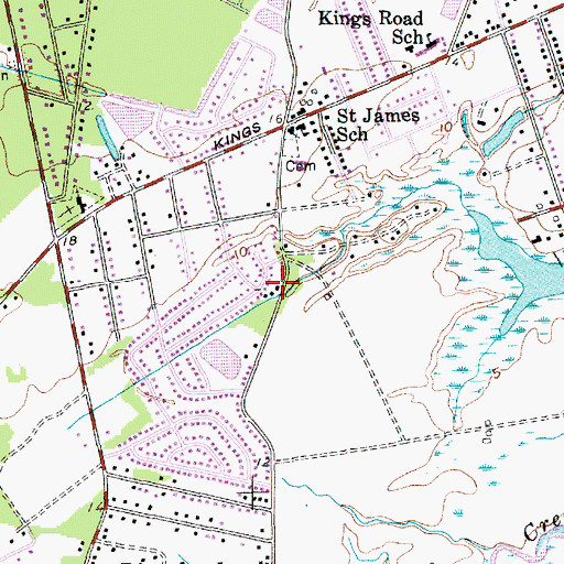 Topographic Map of Society Corner School (historical), SC
