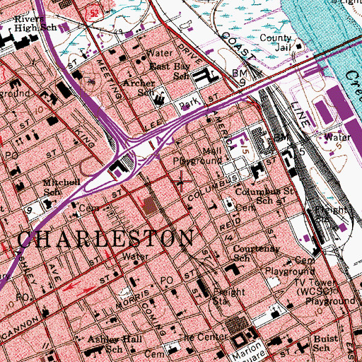 Topographic Map of Star Gospel Mission, SC