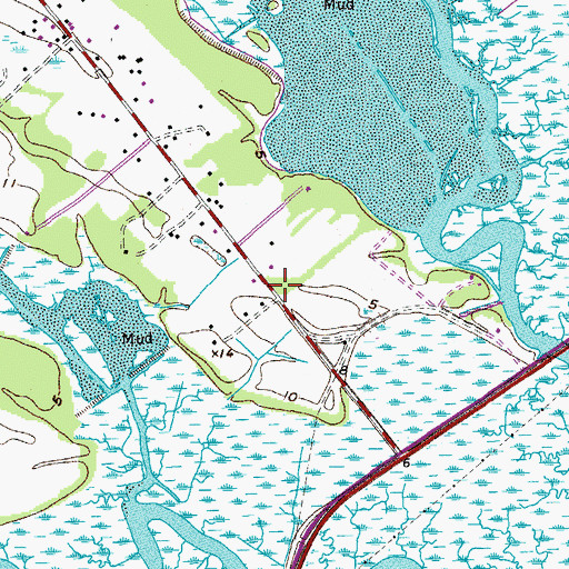Topographic Map of Tomb of Colonel William Washington, SC