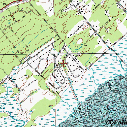 Topographic Map of Whitehall Terrace, SC