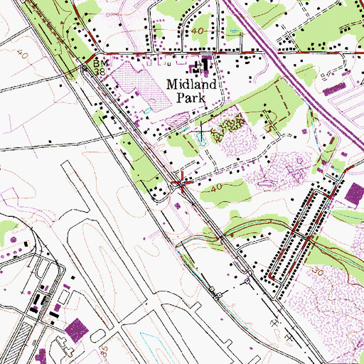 Topographic Map of Wilsonville, SC