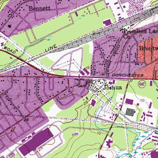 Topographic Map of Zion Church, SC
