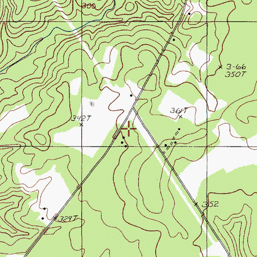 Topographic Map of Witty Church (historical), SC