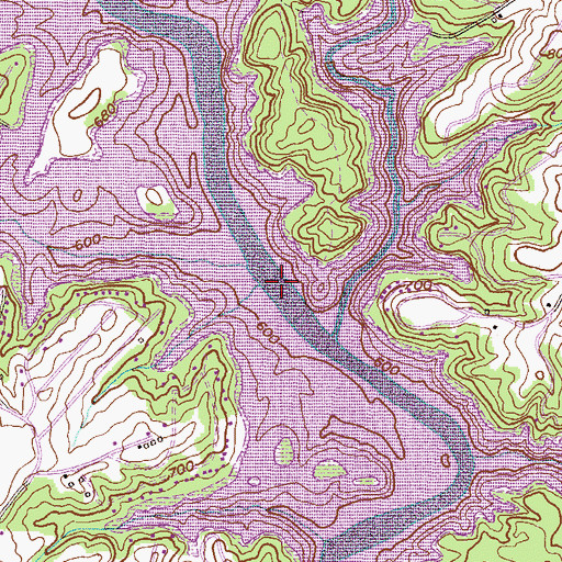 Topographic Map of Bruces Ford (historical), SC