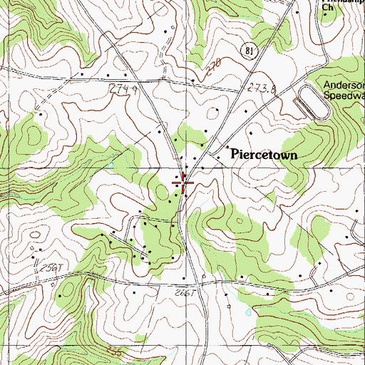 Topographic Map of Guyton Post Office (historical), SC