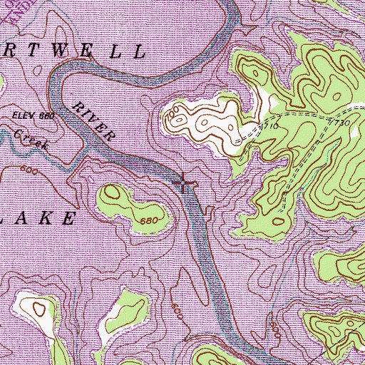 Topographic Map of Harris Ferry (historical), SC