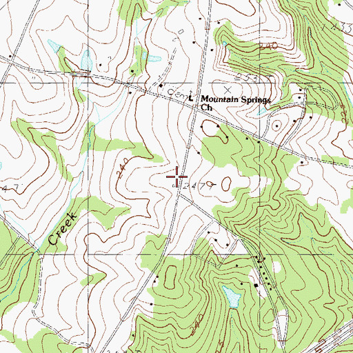 Topographic Map of Iola Post Office (historical), SC