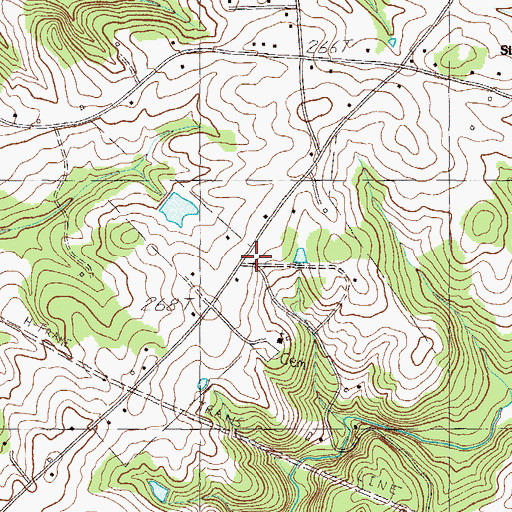 Topographic Map of Meltons Academy (historical), SC
