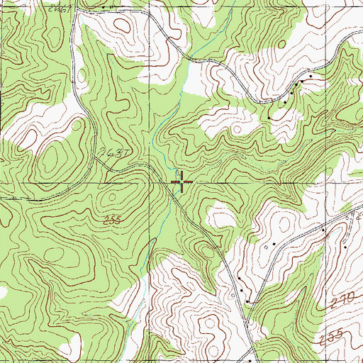 Topographic Map of Rocky Branch, SC