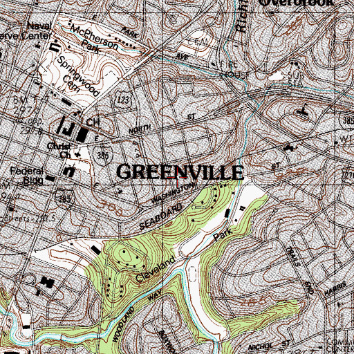 Topographic Map of Hayne School (historical), SC