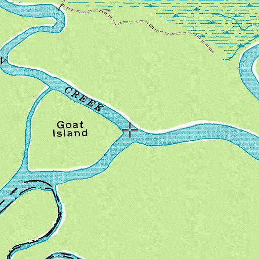Topographic Map of Wadmacon Creek, SC