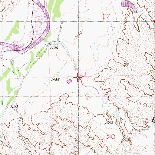 Topographic Map of Big Canyon, SD