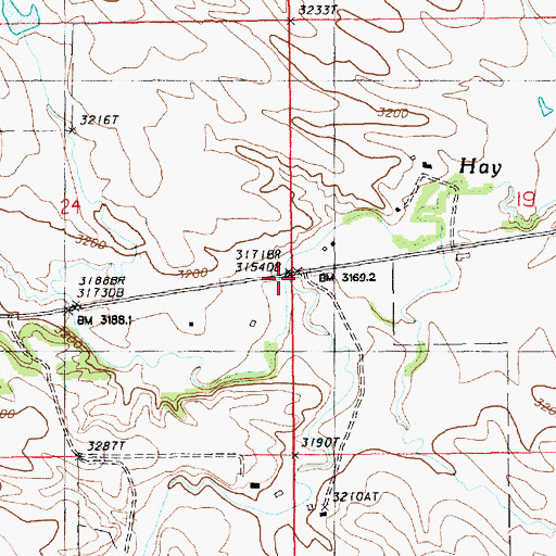 Topographic Map of Big Canyon, SD
