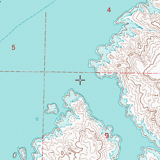 Topographic Map of Bloody Run, SD