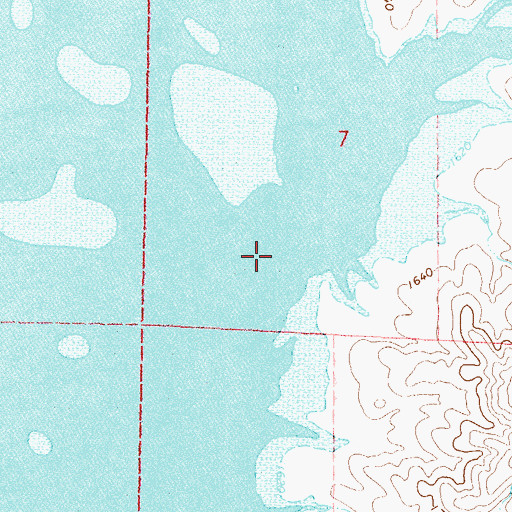 Topographic Map of Blue Blanket Creek, SD