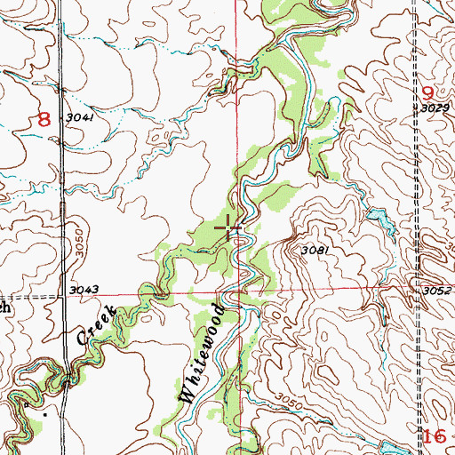 Topographic Map of Crow Creek, SD