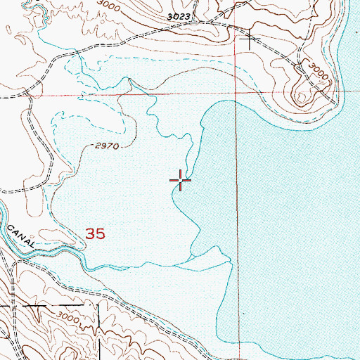 Topographic Map of Dry Creek, SD