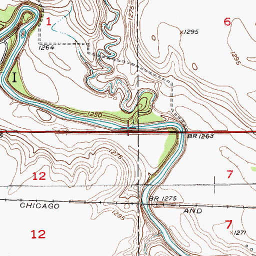 Topographic Map of Dry Run, SD