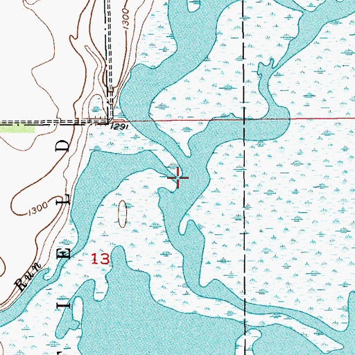Topographic Map of Dry Run, SD