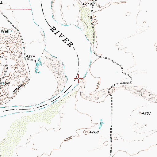 Topographic Map of Tohachi Wash, AZ