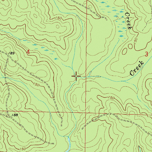 Topographic Map of Reedy Branch, FL