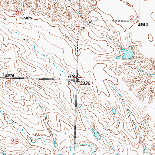 Topographic Map of Kurth School, SD