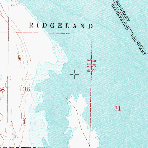 Topographic Map of Le Compte Creek, SD