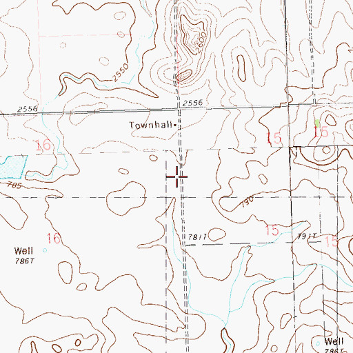 Topographic Map of Liberty School, SD