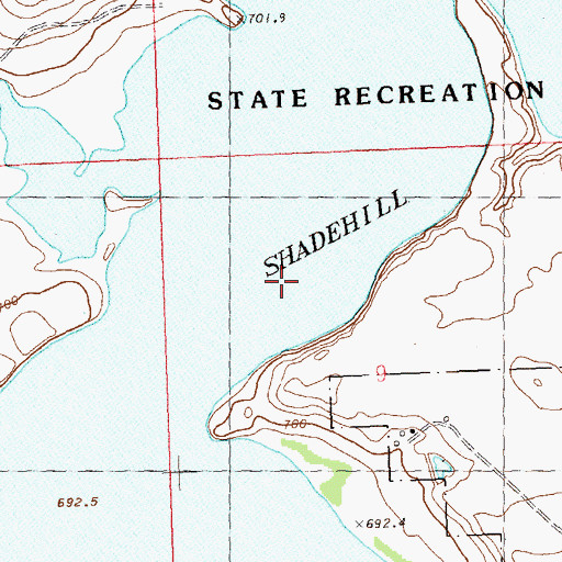 Topographic Map of Lodgepole Creek, SD