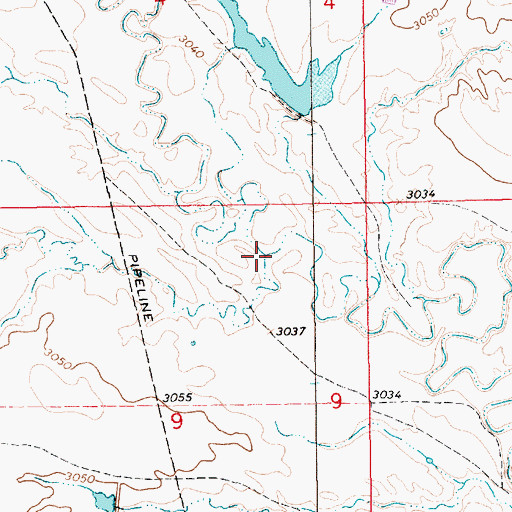Topographic Map of Magpie Creek, SD