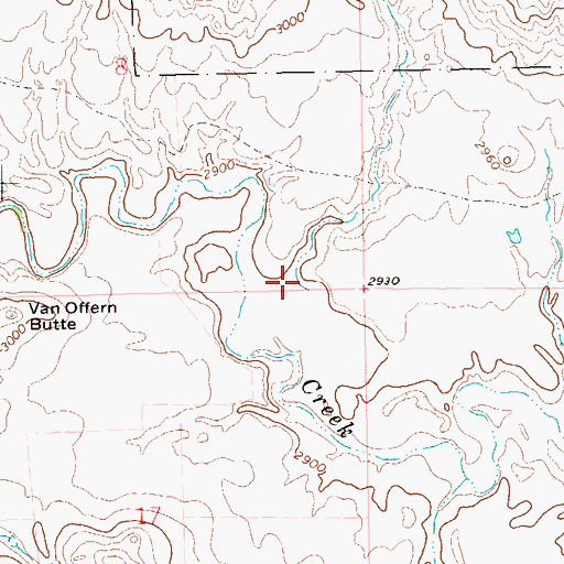 Topographic Map of McKenzie Gulch, SD