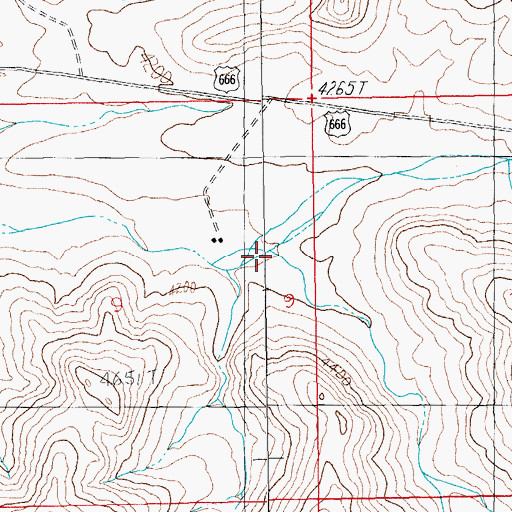 Topographic Map of Tollgate Canyon, AZ
