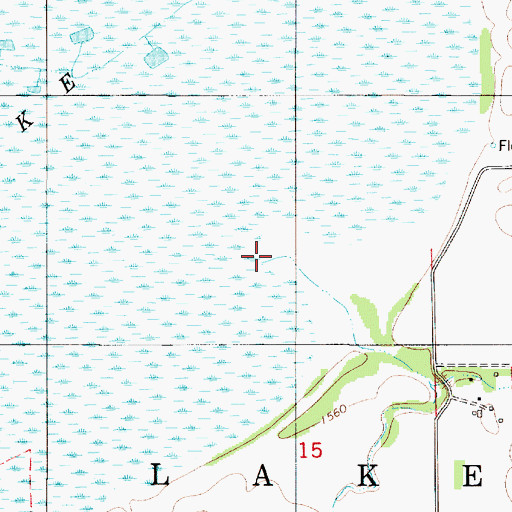 Topographic Map of Nelson Creek, SD