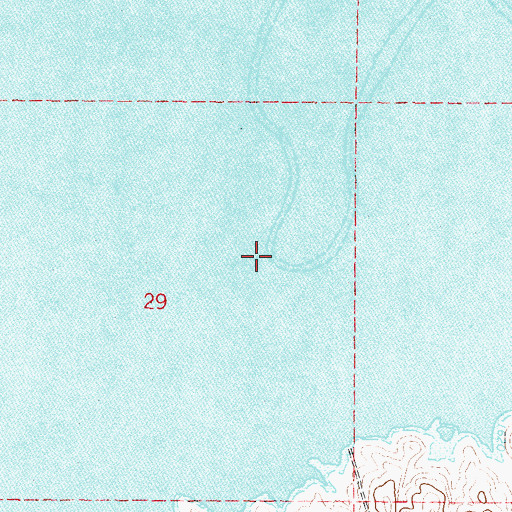 Topographic Map of No Mouth Creek, SD