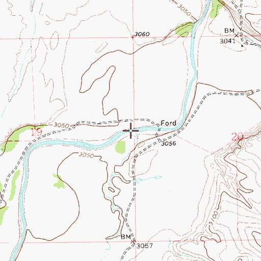 Topographic Map of Oley Creek, SD